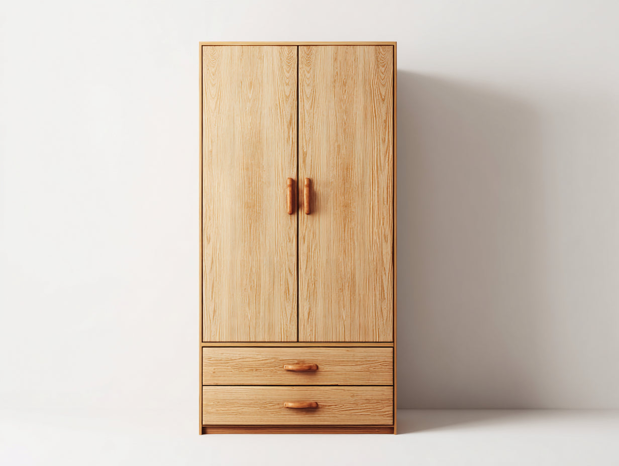 Armarios madera 100x52x185 cm - roble natural - diseño compacto