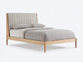 Camas dobles madera 210x165x105 cm - roble natural-beige - diseño moderno